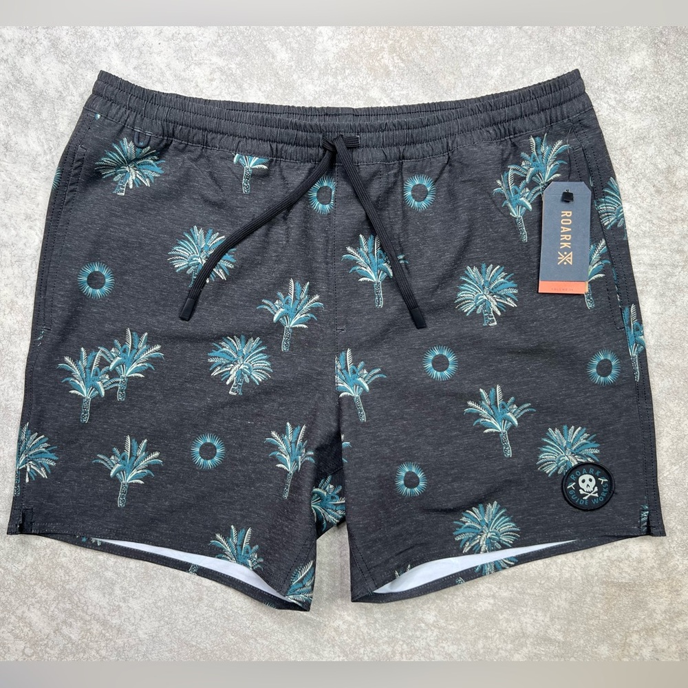 ROARK SHOREY BOARDSHORTS LA FRONDA BLACK 16”